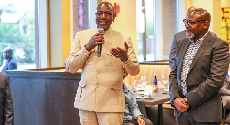 President William Ruto visited Swahili Village in New Jersey, a Kenyan restaurant run by businessman Kevin Onyona on September 17, 2023