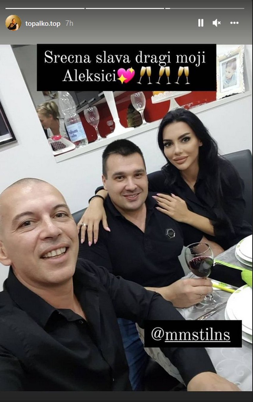 Topalko sa ćerkom Helenom i zetom Draganom