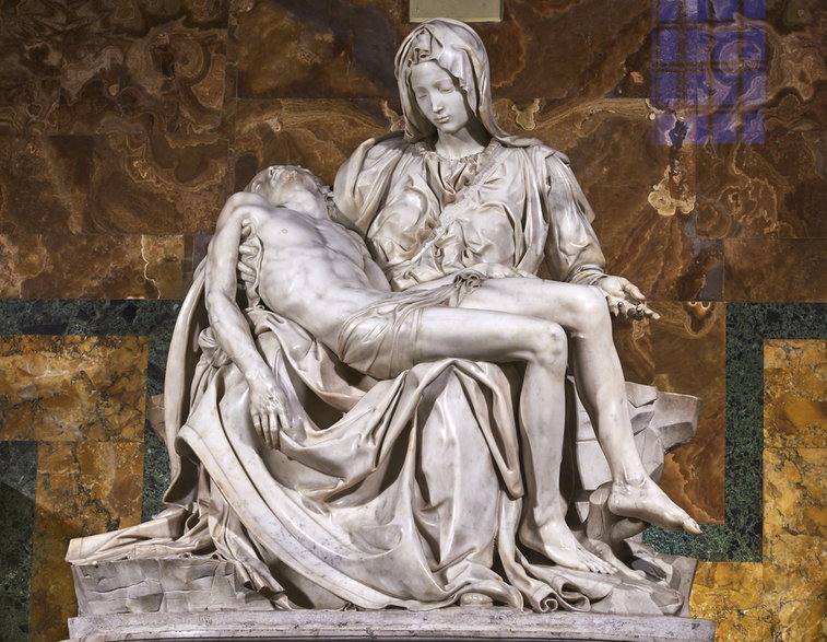Pietà watykańska - rzeźba Michała Anioła