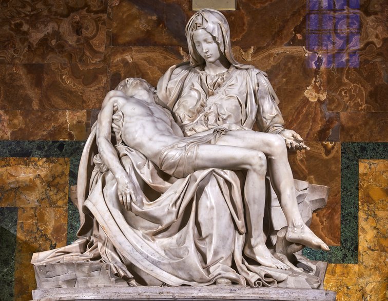 Pietà watykańska - rzeźba Michała Anioła