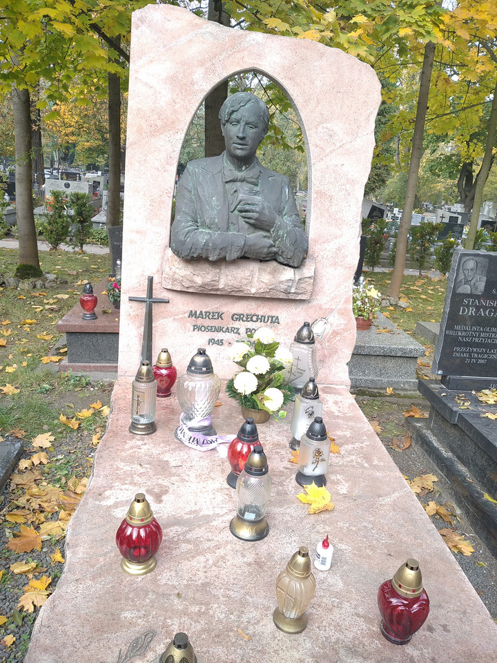 Grobowiec Marka Grechuty w Krakowie