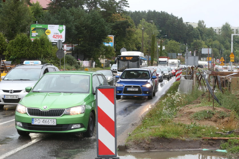 Kierowco, uważaj przy budowie Trasy Kaszubskiej