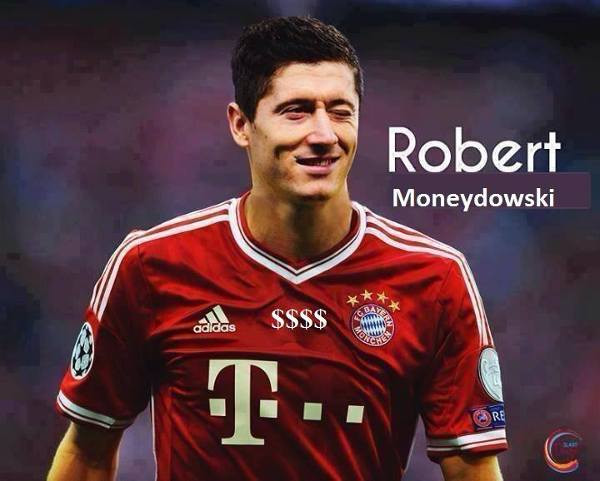 Robert Lewandowski w Bayernie Monachium - memy