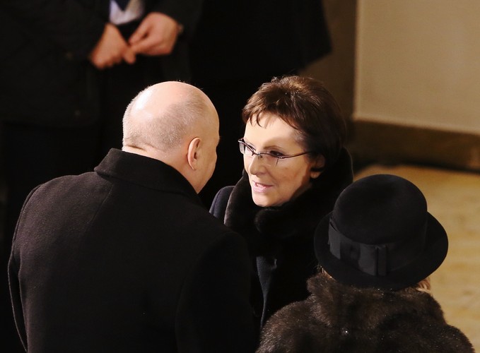 Ostatnie pożegnanie premiera i marszałka Sejmu