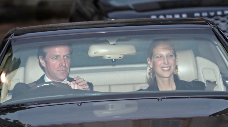 Thomas Kingston és felesége, Lady Gabriella Kingston II. Erzsébet királynő temetésén 2022-ben / Fotó: Northfoto