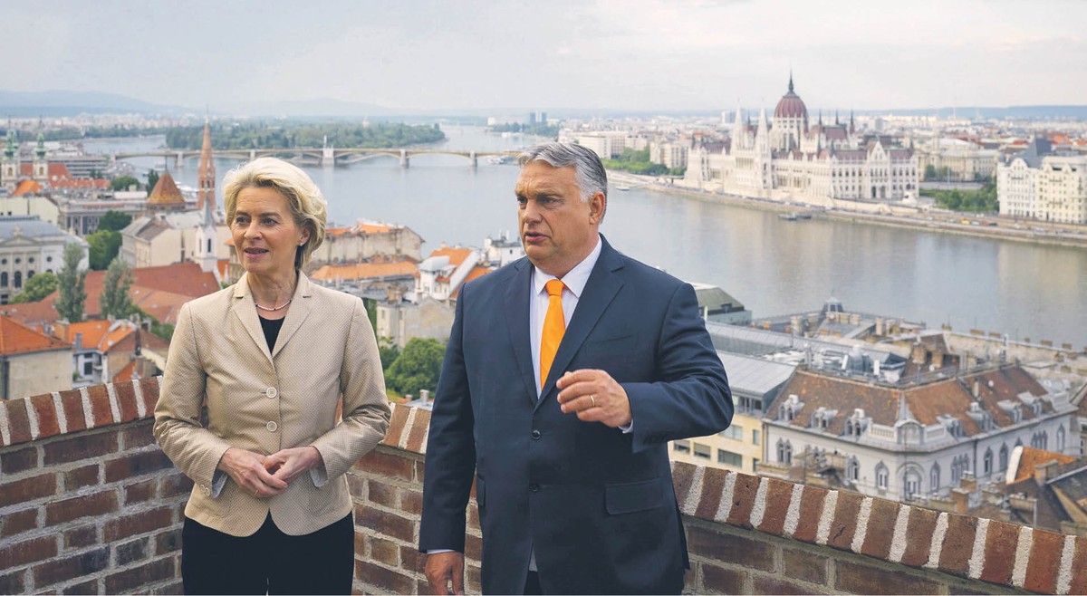 Ursula von der Leyen nie przekonała Viktora Orbána podczas poniedziałkowej wizyty w Budapeszcie do zmiany stanowiska