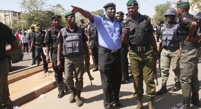 Nigerian Police officers.