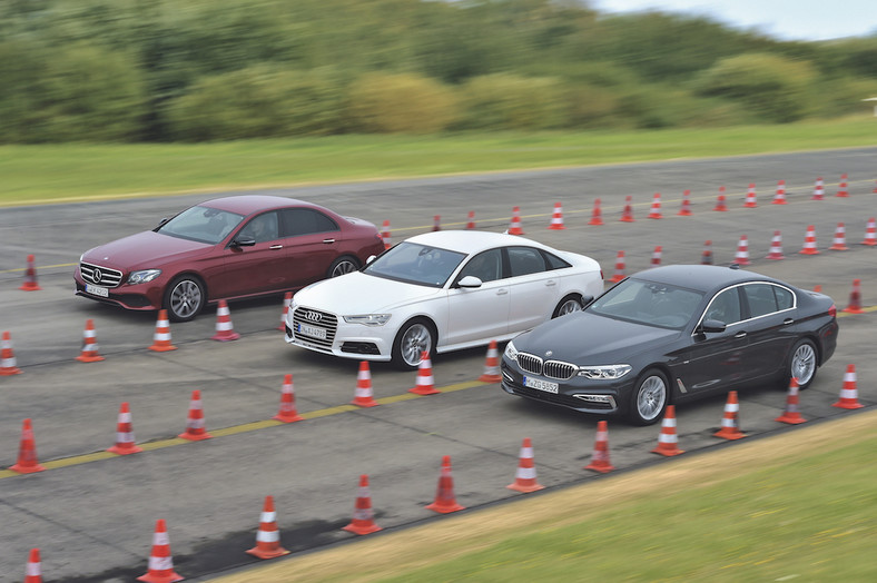 BMW 530d kontra Audi A6 3.0 TDI quattro i Mercedes E 350d