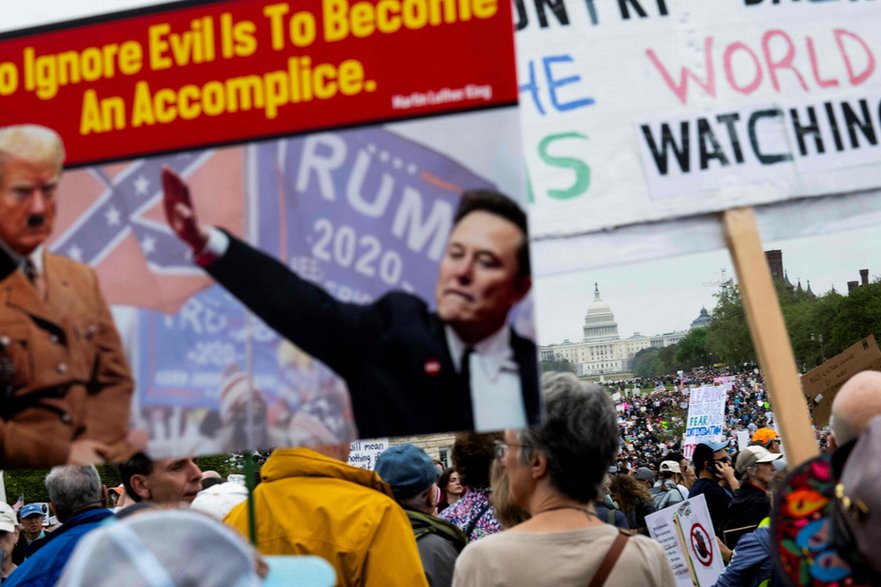 Protesty w USA przeciwko polityce Donalda Trumpa