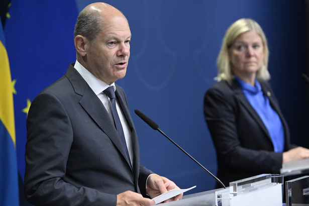 Olaf Scholz i Magdalena Andersson