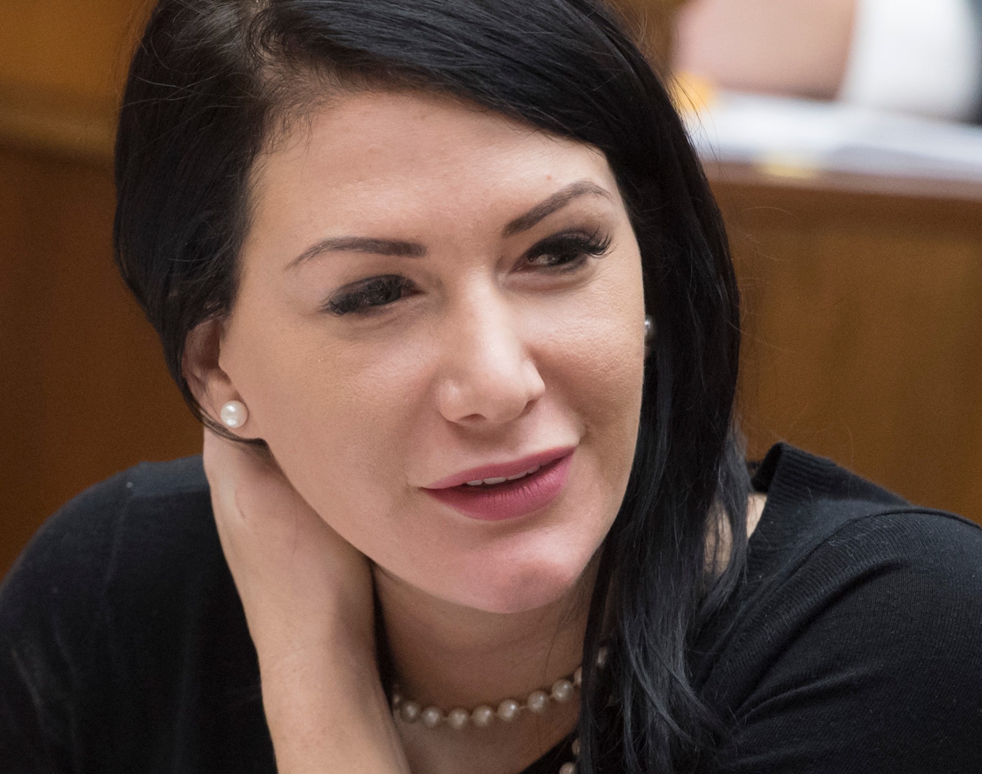 Poslankyňa Jana Bittó Cigániková. 