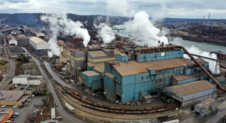 A US Steel plant in Braddock, Pennsylvania.Gene J. Puskar/AP Photo