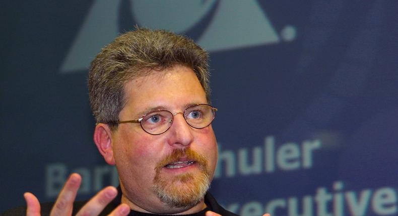 Barry Schuler, pictured in 2001, when he was still CEO and chairman of America Online.