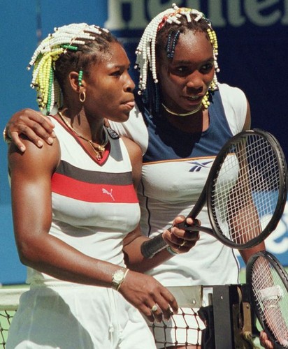 Siostry Venus i Serena Williams podczas Australian Open