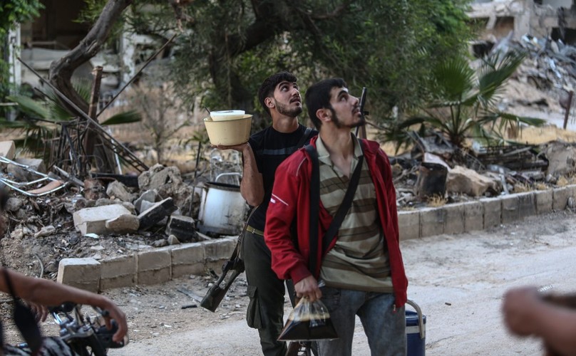 SYRIA. RAMADAN NA GRUZACH DAMASZKU