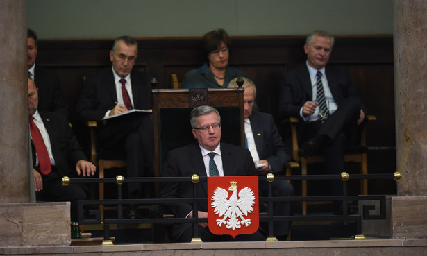 Prezydent Komorowski o expose Kopacz: Umiarkowana ilość konkretnych zobowiązań