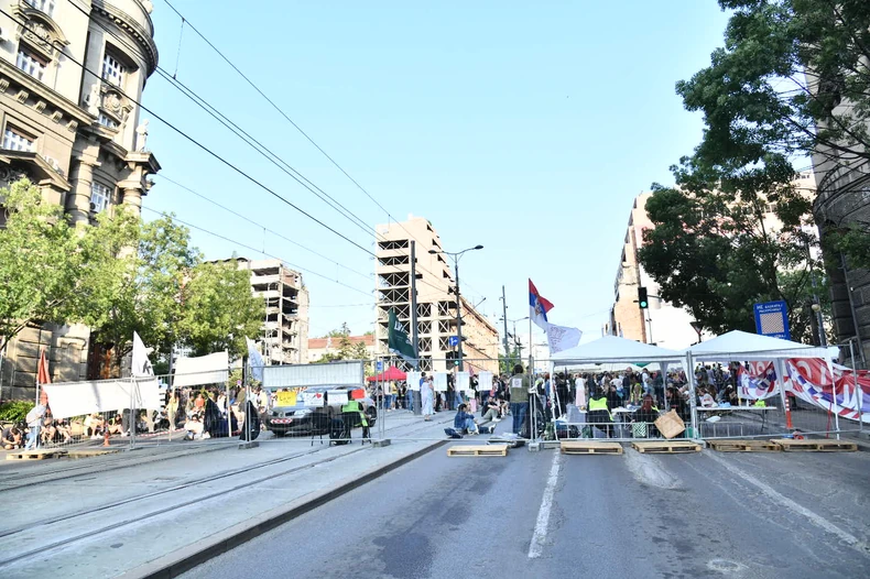 Studenti protest Kneza Miloša