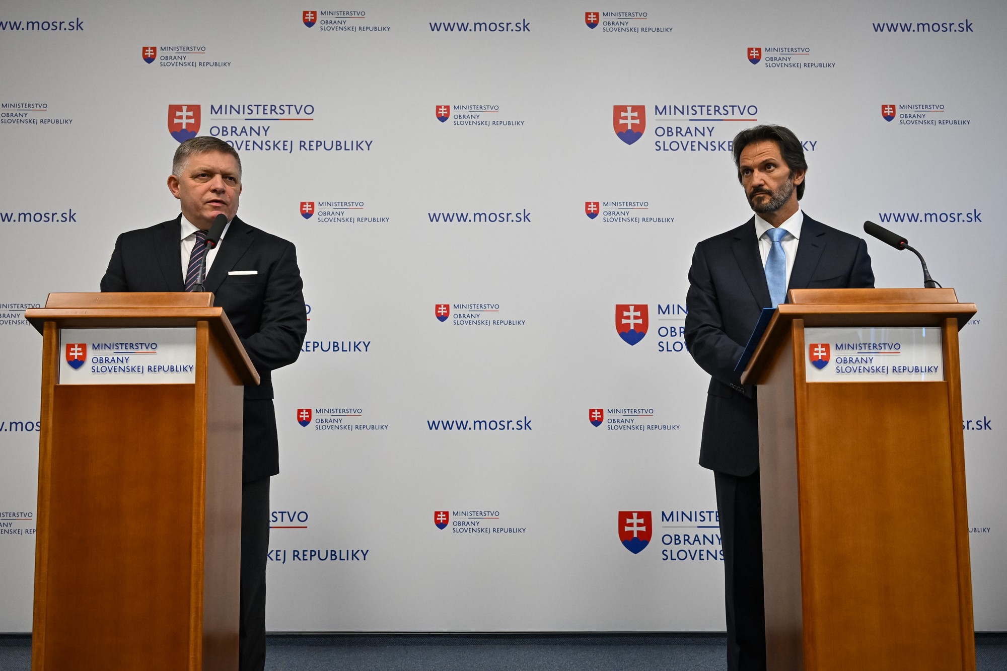 Predseda vlády SR Robert Fico navštívil Ministerstvo obrany SR.