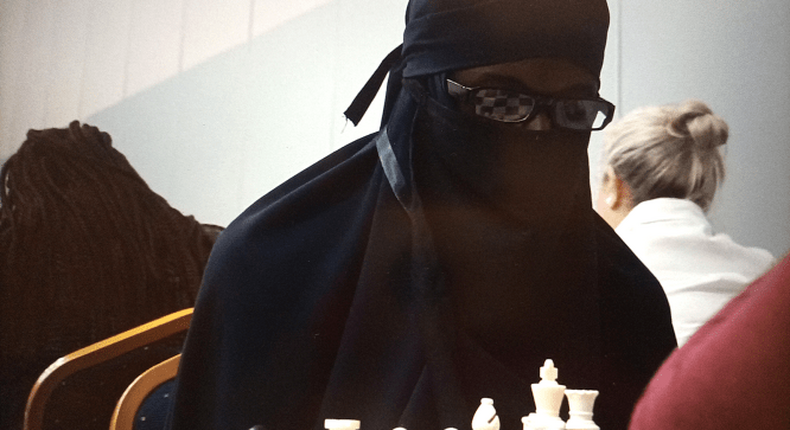 Stanley Omondi, a Kenyan man who disguised himself as a woman to participate in the 2023 Kenya Open Chess Championship