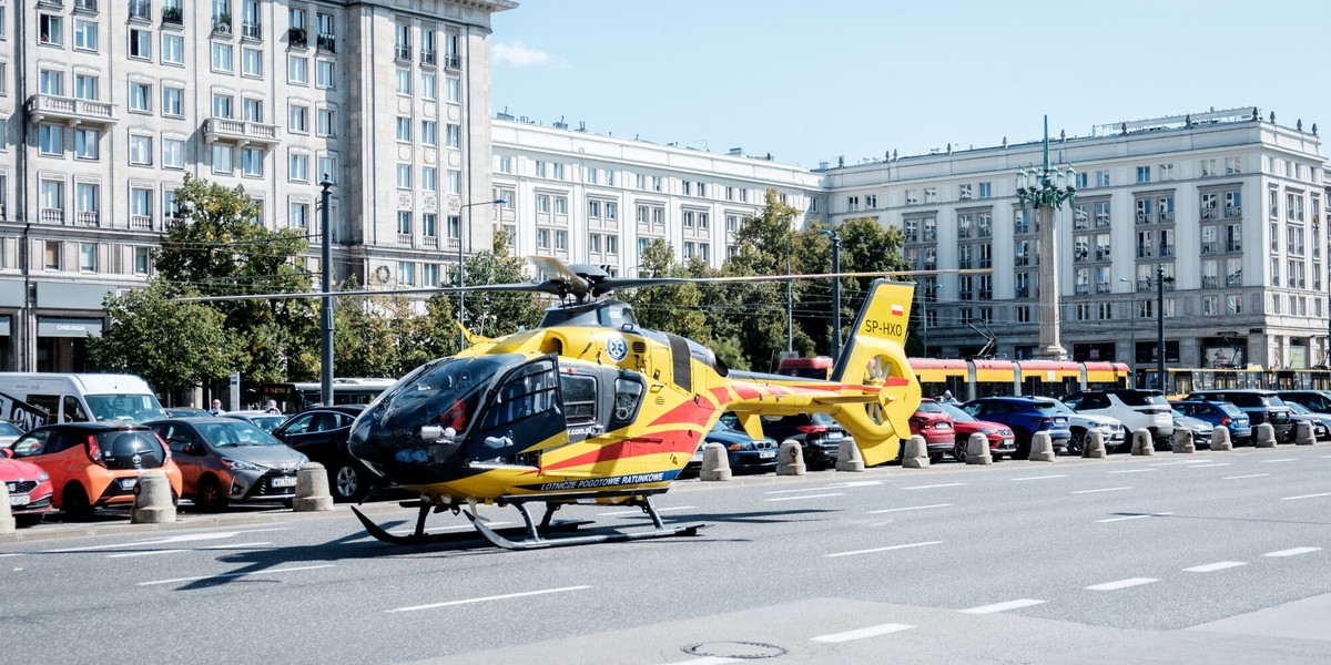 Liczba lotów śmigłowców do wypadków i innych zdarzeń wzrosła w ostatnich dniach o jedną czwartą. 