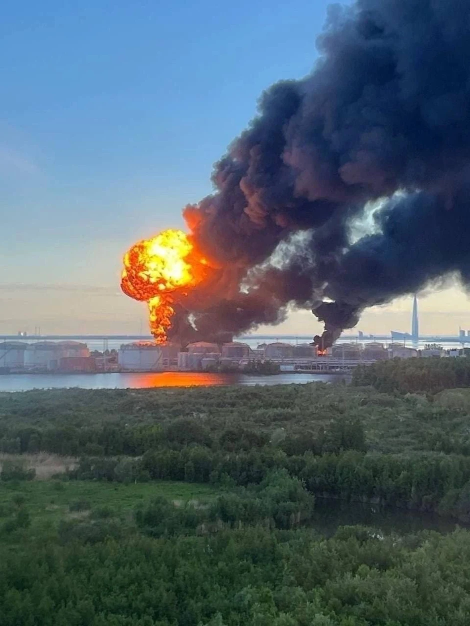 Ukrajinski napad na Sankt Peterburg 3. juna