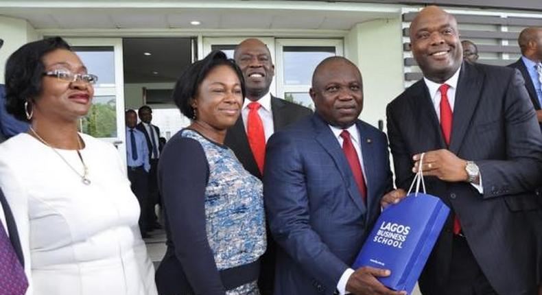 Lagos State Governor, Akinwunmi Ambode, on Thursday, November 19, 2015, paid a visit to the campus of the Lagos Business School