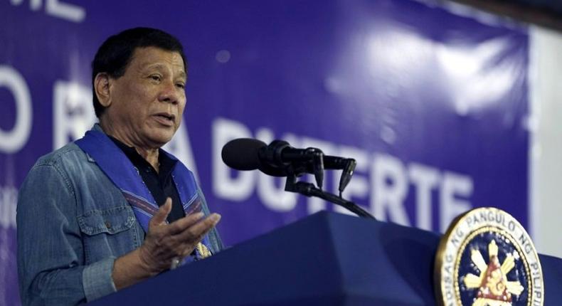 Philippine President Rodrigo Duterte is under fire from rights groups for his brutal anti-drug campaign