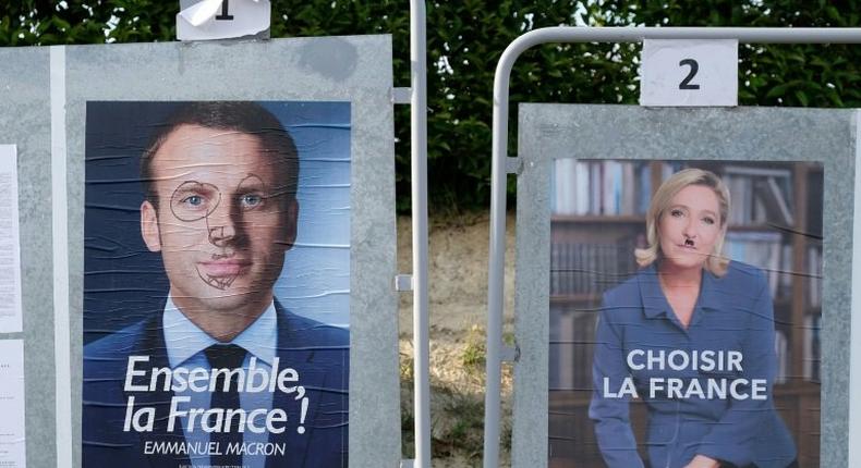 The EU has its money on pro-European presidential candidate Emmanuel Macron in Sunday's French run-off vote, wary of the threat posed by Marine Le Pen who calls for the bloc's destruction