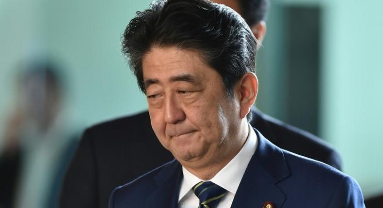 The vote came as Abe has been buffeted by a series of scandals and falling support ratings