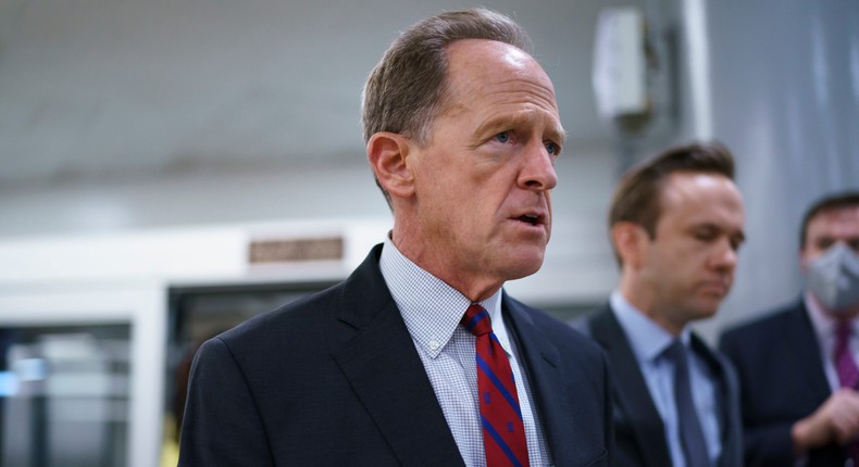 GOP Sen. Pat Toomey of Pennsylvania.
