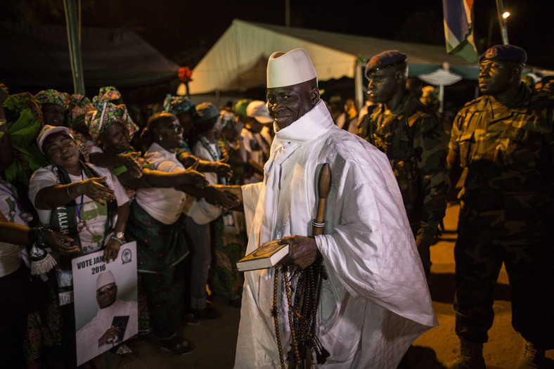 Yahya Jammeh, 2016 r.