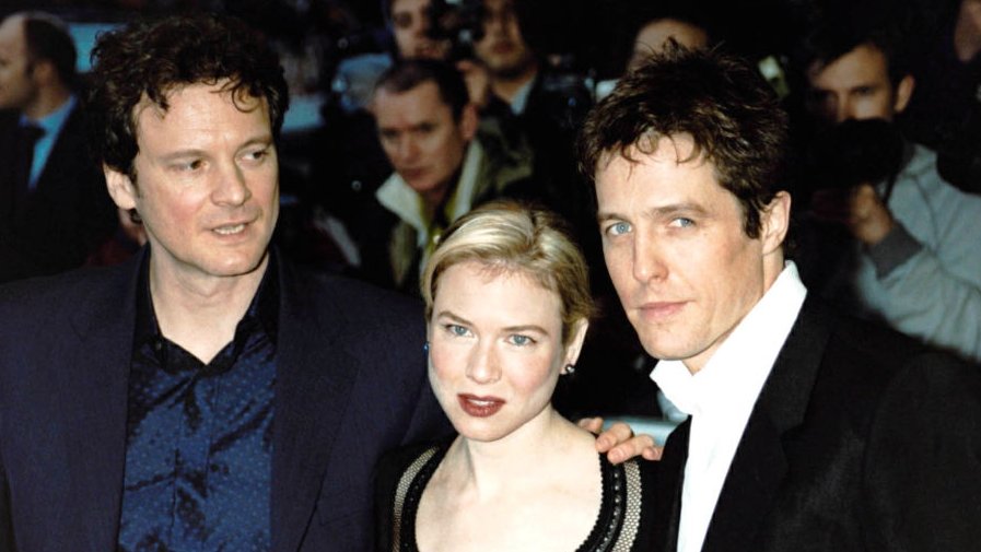 Colin Firth, Renée Zellweger, Hugh Grant na premierze "Dziennika Bridget Jones"