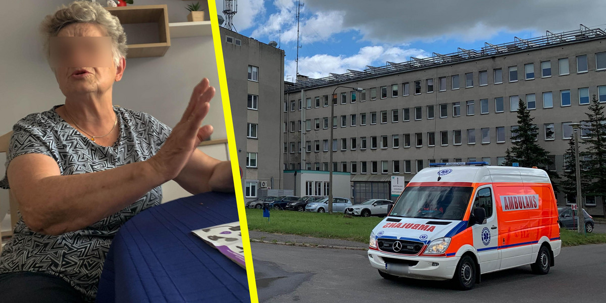 Nowy Szpital w Świeciu odmówił przyjęcia ciężko chorego męża pani Danuty i odesłał ich do Bydgoszczy