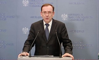 Szef MSWiA: Będziemy kontrolować, gdy na zewnątrz zbiorą się więcej niż dwie osoby