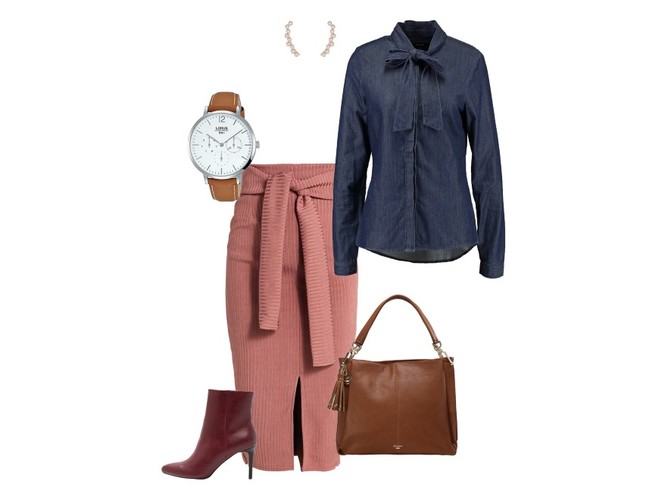 STYLIZACJE z dżinsową koszulą