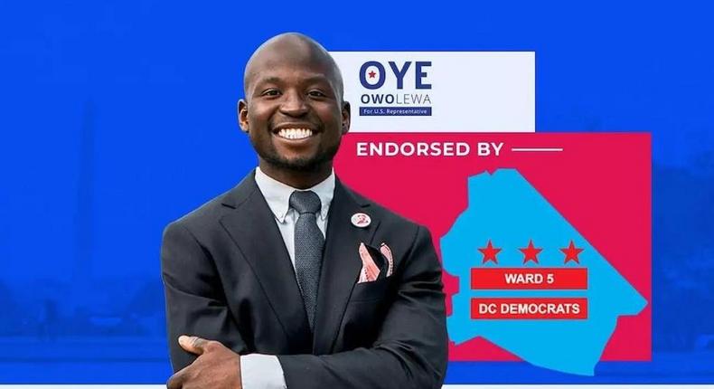 Oye bags a seat as shadow lawmaker in the US House of Reps  (Oye campaign organisation) 