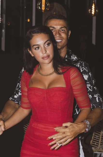 Cristiano Ronaldo a Georgina Rodríguez.