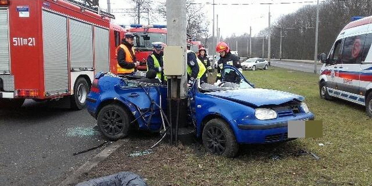 Groźny wypadek w na granicy Gdyni i Sopotu 