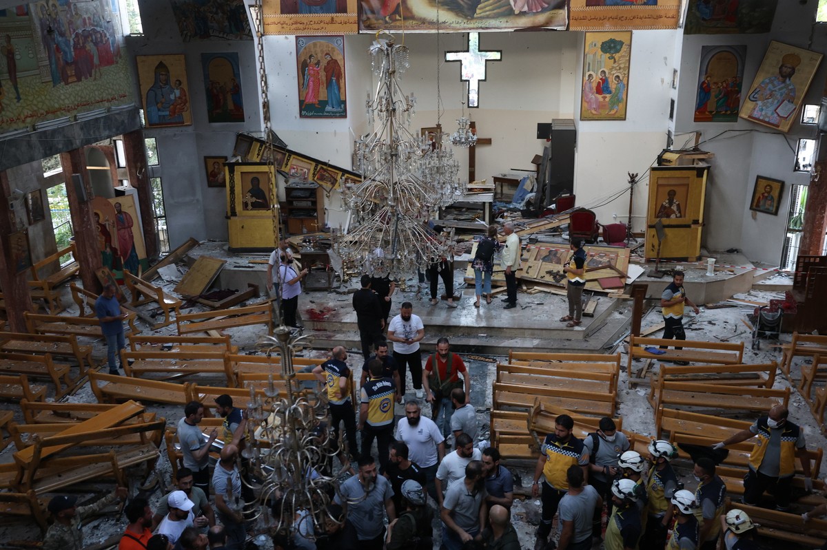 Zamachowiec samobójca zaatakował podczas mszy w kościele w Damaszku