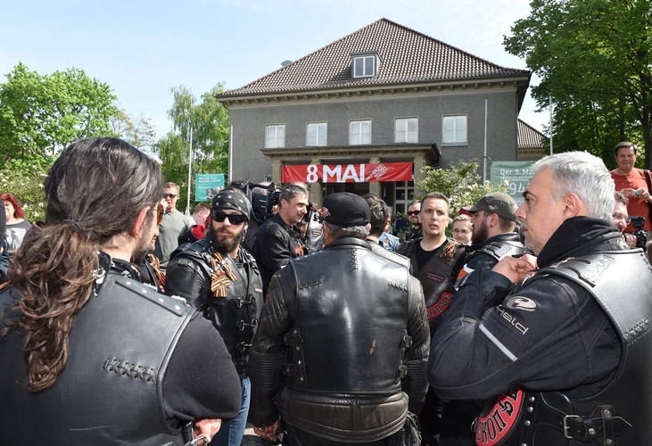 'Nocne Wilki' w Berlinie