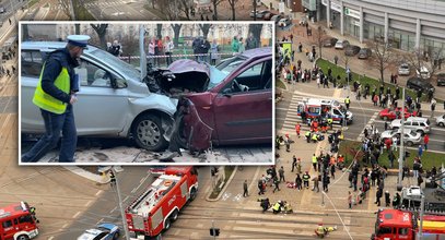 Koszmar na przystanku w Szczecinie. Samochód wjechał w kilkanaście osób