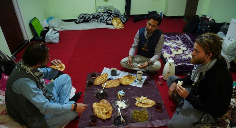 Despite the country's decaying security nearly 2,000 Afghans -- the vast majority of them men -- have signed up to host guests on social network Couchsurfing, which connects travellers around the world with locals who are willing to put them up for free