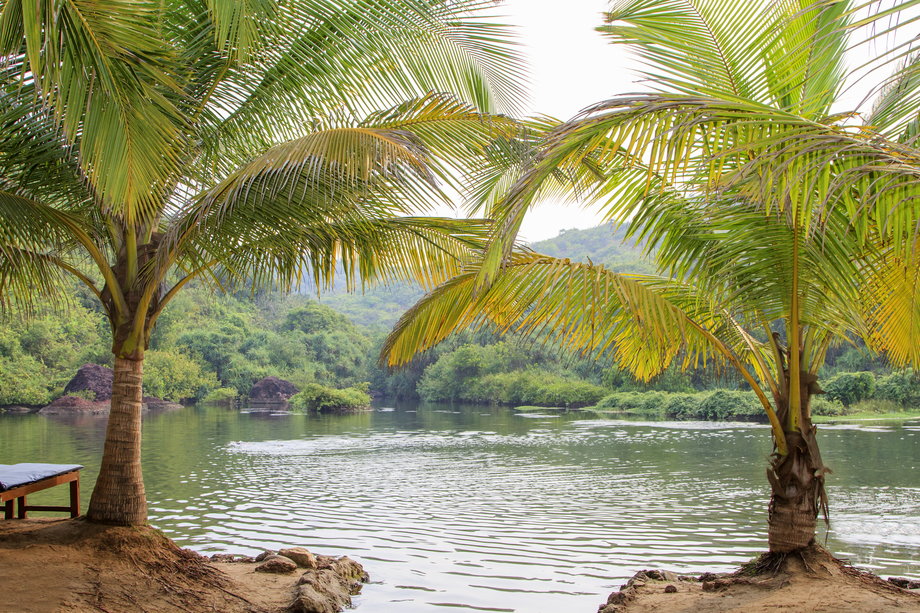 Arambol, słone jezioro i widok na dżunglę