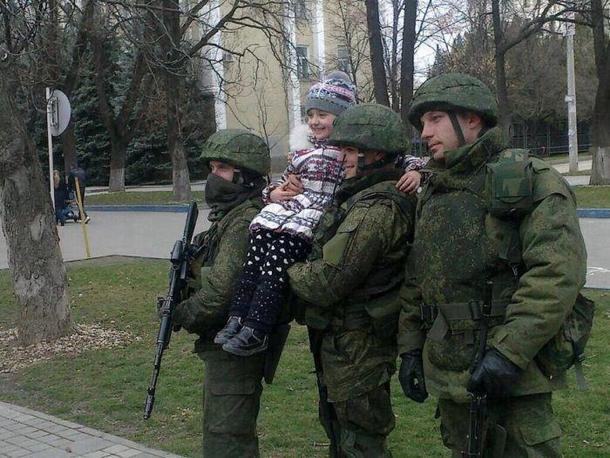 Słit focia z rosyjskimi żołnierzami