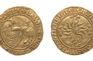 Gold unicorn of James III, king of Scotland 