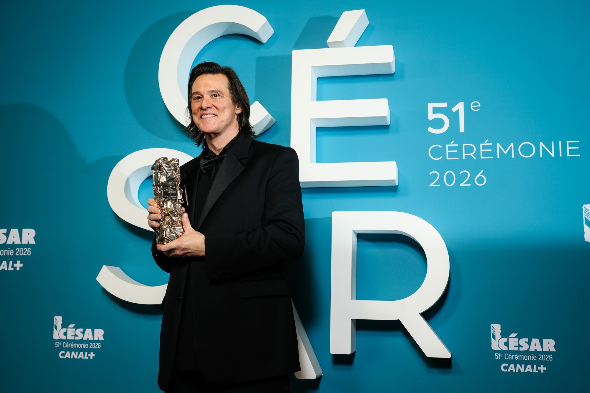 Čestné ocenenie César si odniesol kanadsko-americký herec a komik Jim Carrey.