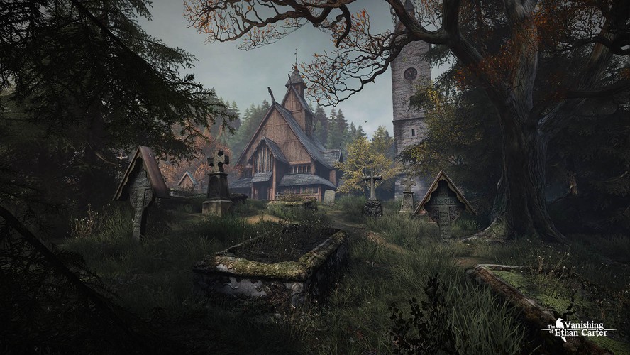 The Vanishing of Ethan Carter, czyli Zaginięcie Ethana Cartera mroczna gra przygodowa autorstwa zespołu z Adrianem Chmielarzem na czele, w której poznajemy losy paranormalnego detektywa Paula Prospero na tle fotorealistycznych plenerów USA.