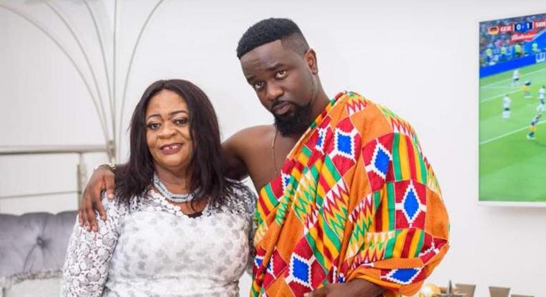 Sarkodie and mother