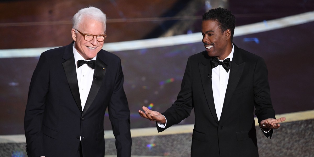 Oscary 2020: Steve Martin i Chris Rock. Ich żart o najbogatszym człowieku świata, Jeffie Bezosie, stał się jednym z najgłośniejszych z tegorocznej edycji gali