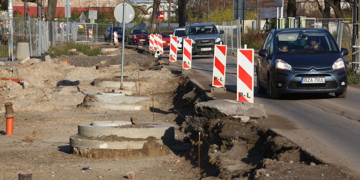 Budowa Głębockiej stanęła. Nie wiadomo, kiedy ruszy